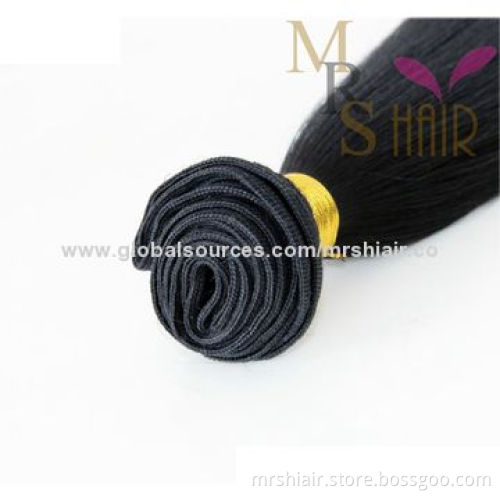 Cheap Indian Virgin Human Hair, Weft Grade 6A Indian Yaki Straight